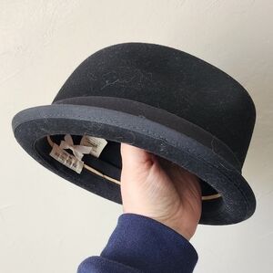 rag & bone Black Bowler Hat